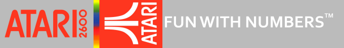 Fun With Numbers logo for Atari 2600
